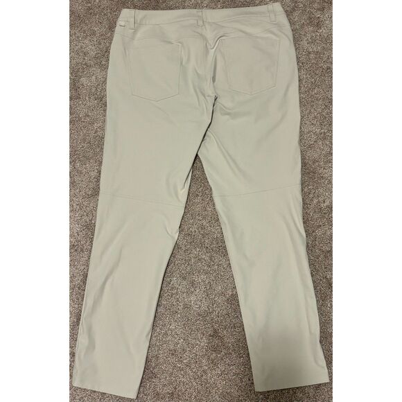Men's Lululemon ABC Slim-Fit Pant 36"x 32" in Silverstone-EUC - Picture 7 of 14